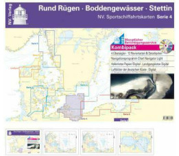 NV Atlas Serie 4 - Rund Rügen - Boddengewässer - Stettin