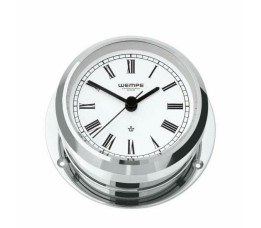 PIRAT II Brass chrome plated Ship's clock