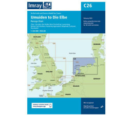 Imray C26 - Passage Chart - Southern North Sea IJmuiden to Die Elbe