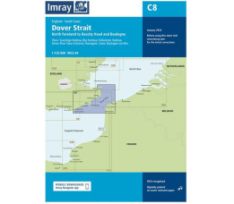 Imray C 8 - Dover Strait, North Foreland to Beachy Head and Boulogne