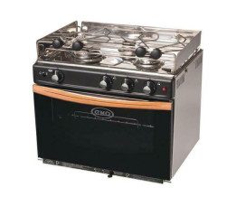 3-pits kooktoestel met oven/grill Gascogne