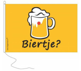 Drinkvlag - 30x45cm biertje