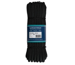 Landvast deluxe zwart 14mm x14m lus 40cm