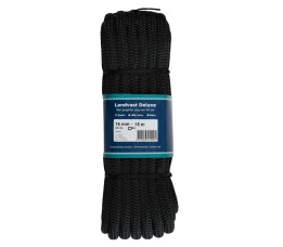 Landvast deluxe zwart 16mm x15m lus 40cm