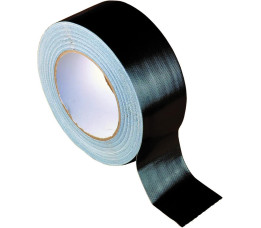 Textieltape zwart 50mmx25m, watervast