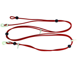 Zeilbinder, 2m spin, rood