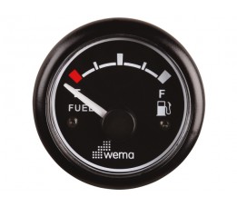 WEMA TANKMETER FUEL ZWART