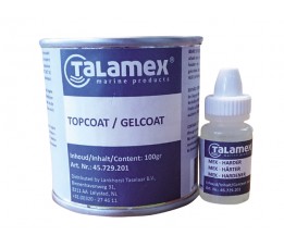 2 component transparant topcoat 100+6gr.