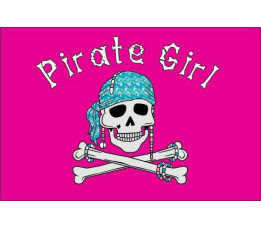 Piratenvlag - 30x45cm Pirate Girl