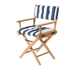 Kussen Reg.stoel I Navy/wit