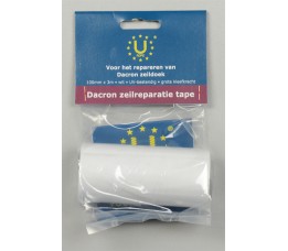 Dacron zeilreparatie tape 100mm x3m, wit