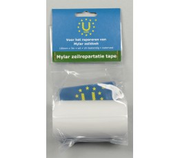 Mylar zeilrep.tape 100mmx 3m,transparant