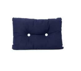 Buitenkussen met knopen Navy