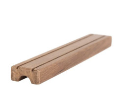 25mm Teak Halfronde traptrede